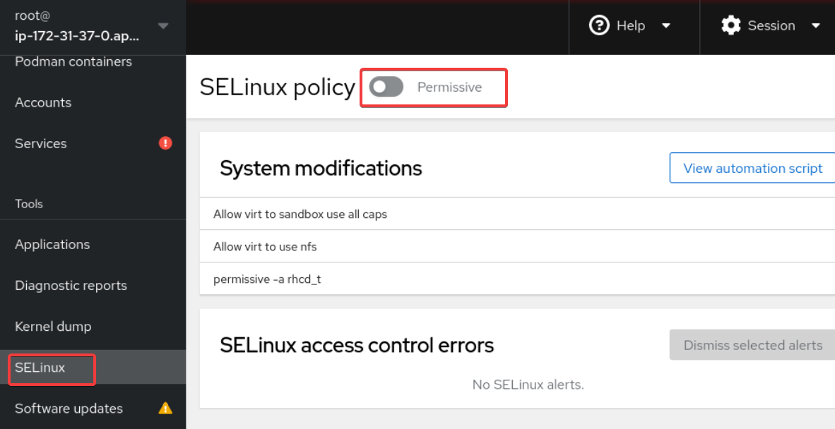 configure-selinux